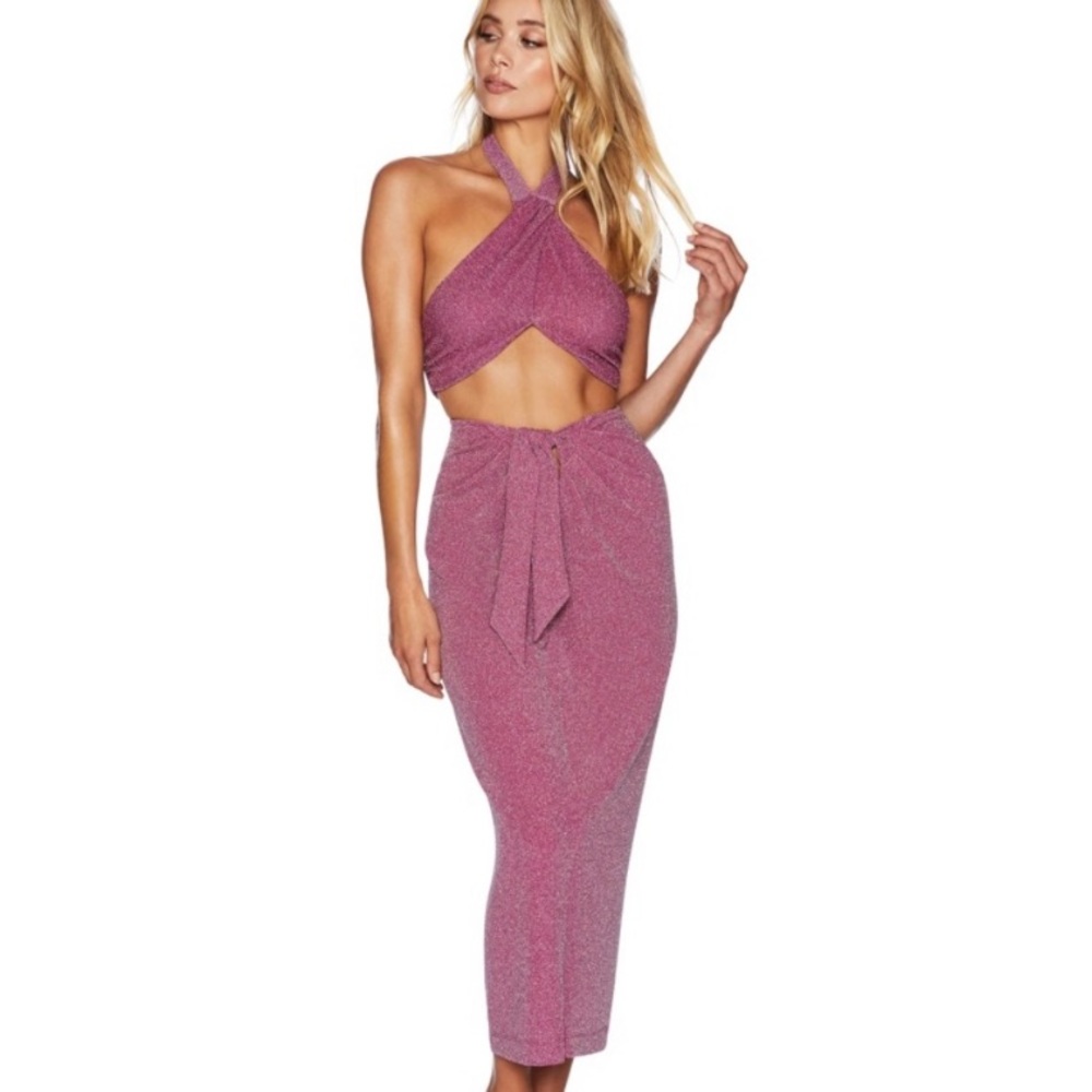 **SOLD** BEACH RIOT 3-Piece Set in Beetroot Purple Shine